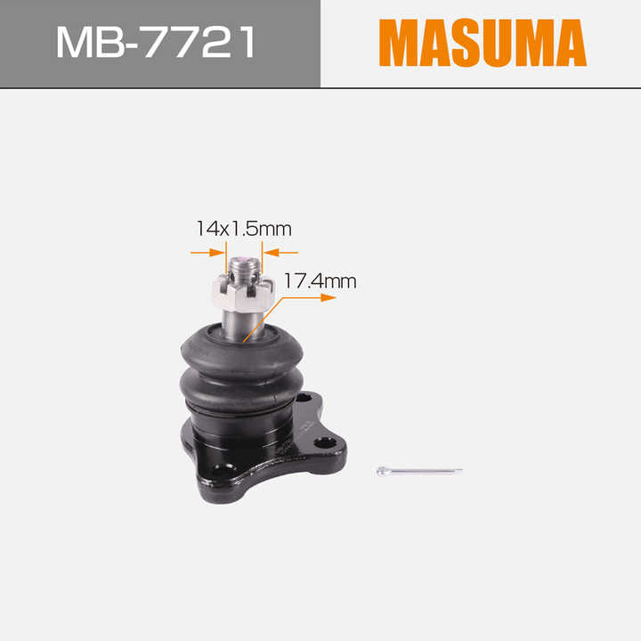 MB-7721 MASUMA Auto Suspension Systems rear Ball Joint MB860829 