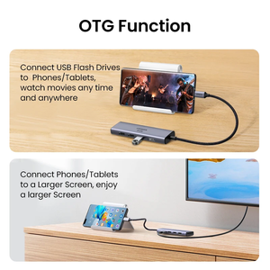 UGREEN CM511 <span class=keywords><strong>HUB</strong></span> USB C 4K60Hz Tipo C a HDMI 2.0 Lector de Tarjetas SD/TF <span class=keywords><strong>HUB</strong></span> USB Adaptador USB 3.0 para <span class=keywords><strong>MacBook</strong></span> Pro <span class=keywords><strong>Air</strong></span> <span class=keywords><strong>M2</strong></span> - Product Image 6