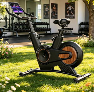 <span class=keywords><strong>Bicicleta</strong></span> de <span class=keywords><strong>Spinning</strong></span> Magnética de 36 Niveles con Consola de Juegos y Simulación de Escenas Reales <span class=keywords><strong>para</strong></span> Ciclismo Interior Inmersivo y Quema de Grasa - Product Image 5