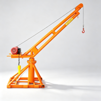 Mini-grue rotative à 360 degrés, restaurant mobile personnalisé, équipement de restauration, 26 produits phares 2026, 12 m/min