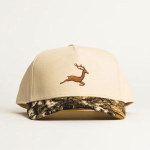 Casquette de baseball de haute qualité en tissu de coton à 5 panneaux, motif camouflage feuilles de forêt, design bicolore, pour hommes et femmes, pour la chasse - Product Image 2