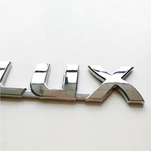 Customized ABS Chrome Letters Adhesive Auto Nameplate Car Badge Emblem