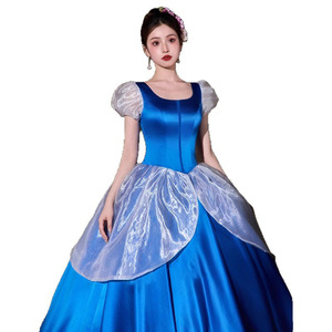 Vestido de Novia Cenicienta, Disfraz de Princesa de los Cuentos de Hadas de los Hermanos <span class=keywords><strong>Grimm</strong></span>, Disfraz de Cosplay para Graduación Estudiantil - Product Image 5