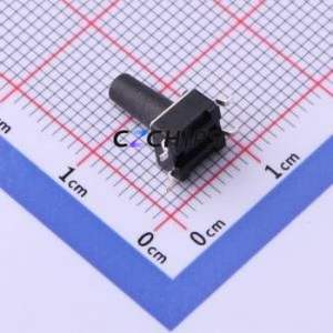 TS-1102SD-B-O-B Tactile Switch SMD-4P,6x6mm Switch ( Operating Force: 1.6N )( Switch Length: 6mm )( Switch Width: 6mm ) - Product Image 2