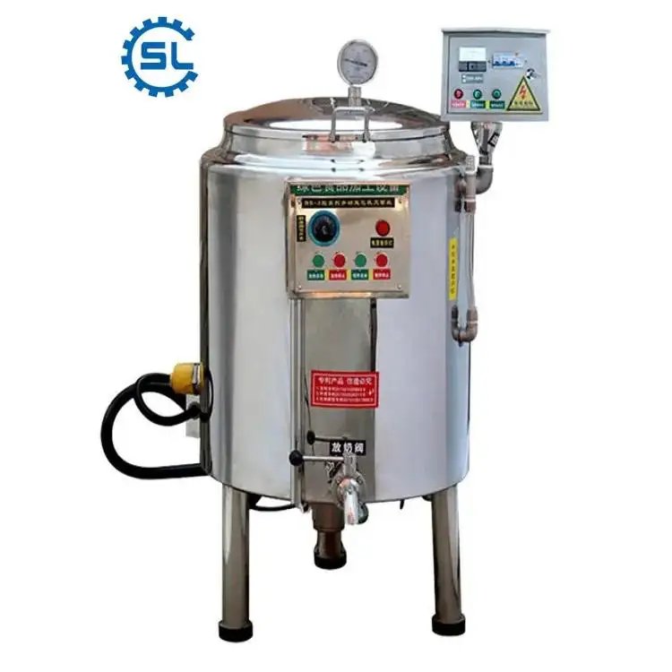 100L 200L मिनी दूध pasteurizer