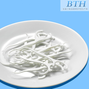 ไหมขัดฟัน BTH แบบมีด้ามจับ ขนาด 7.4 ซม. บรรจุภัณฑ์พลาสติกแบบแยกชิ้น สำหรับใช้ในบ้านและโรงแรม - Product Image 4