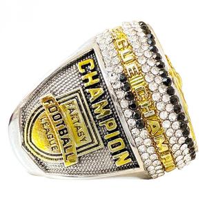 Bagues de bijoux fantaisie <span class=keywords><strong>2023</strong></span>, bague de championnat de football fantastique, trophée de football personnalisé, accessoires tendance pour hommes de haute qualité - Product Image 3