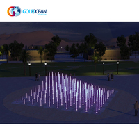 Conception gratuite Prix d'usine 15x15m Fontaine de piste de danse musicale