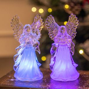 2026 New Christmas Decoration Gift LED Glowing <b>Angel</b> Night Light <b>Crystal</b> <b>Angel</b> Glowing Decoration Ornaments Christmas Gifts - Product Image 2