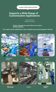 Filtro de Aire HEPA de Tela de Carbón de Alta Eficiencia para Sistemas HVAC, Eliminación de Olores y COV, Estándar ANSI/ASHRAE - Product Image 6