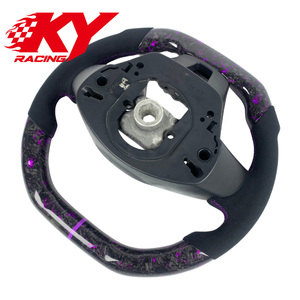 Volante Deportivo Personalizado de Fibra de Carbono Forjado en Color Morado para Mazda 3, Mazda 6, Axela, CX-3, CX-5, CX4, CX8, CX30, CX50, ATENZA - Product Image 3