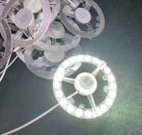 Vente directe Module LED de plafond circulaire de remplacement 190 mm 18 W avec capteur de mouvement intégré, allumage/extinction automatique