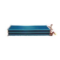 Échangeur de chaleur en tube de cuivre transparent avec ailettes en aluminium 2hp/3hp/5hp, condenseur pour évaporateur R404a, certifié CE, haute efficacité alimentaire