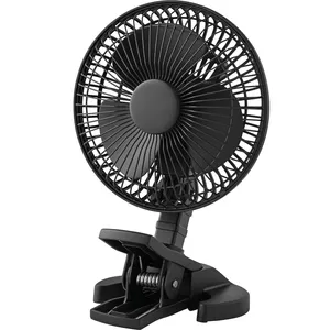 2 Fan Speed Settings 360 Degree Rotation Bass Fan Rechargeable Small 2-in-1 Multi-Functional Electric Mini Desk Clip Fan