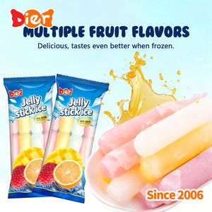 Bonbons vente en gros marque privée personnalisée sac de glace en bâton d'acide lactique glace pilée boisson aux fruits Halal gelée de saveurs de fruits assorties - Product Image 2