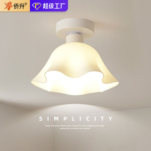 โคมไฟเพดาน QiaoSheng LED 3-5 เมตร สำหรับทางเข้าระเบียง สไตล์นอร์ดิกเรียบง่าย - Product Image 1