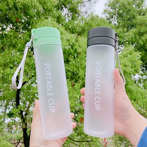 Bouteille d'eau de sport de haute qualité 800 ml avec poignée, étanche, à boire directement, logo personnalisé, idéale pour les voyages, unisexe, en plastique - Product Image 4