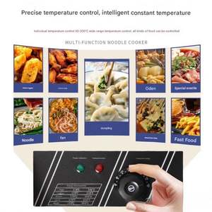 Machine de cuisson électrique commerciale de table en acier inoxydable pour Oden, cuiseur à Oden, cuve de cuisson pour saucisses Kanto, cuisinière à pâtes et raviolis - Product Image 5