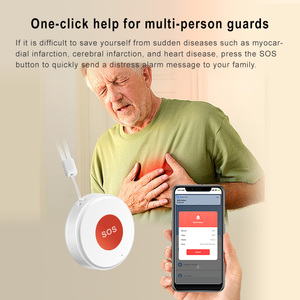 Tuya thông minh Wifi SOS nút khẩn cấp ứng dụng-kiểm soát Home an ninh báo động chuyển đổi người già trẻ em pin Powered thanh nhựa - Product Image 4