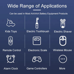 PUJIMAX Hogar <span class=keywords><strong>800mAh</strong></span> 1,2 <span class=keywords><strong>V</strong></span> AA Baterías de hidruro metálico de níquel Ni-mh Paquete de batería recargable Cilindro Nimh Batería para reloj - Product Image 6