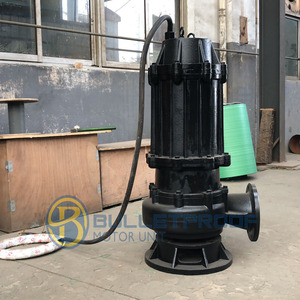 Pompe submersible OEM personnalisée à service continu pour drainage des eaux usées, triphasée 380V-660V, 2.2kW-550kW, pour transport d'eaux usées et inondations - Product Image 6