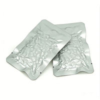 Sachet d'emballage laminé personnalisé avec logo imprimé, en aluminium plat, scellable à chaud, à trois soudures latérales, résistant à l'humidité, jetable