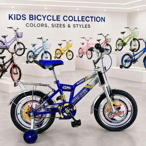 Nouveau vélo <span class=keywords><strong>MOTO</strong></span> Kidsren's pour enfants de 3 à 7 ans système de freinage de ligne de frein de fourche en acier Cycle élégant pour garçons filles - Product Image 5