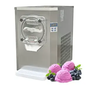 Small Commercial Home Made Italian Ice Cream Machine Batch Freezer Gelato Maker