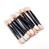 Pinceaux à poudre à ongles éponge jetable Double face applicateur de fard à paupières miroir Chrome Pigment éponge bâton
