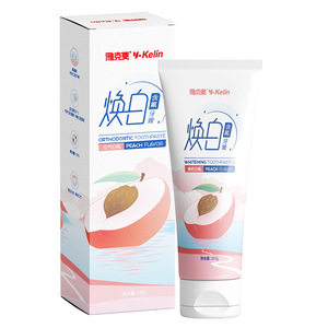 Pasta Dental con Flúor Sabor Melocotón Blanco Jacques Linghuan, Especial para Tratamiento de Ortodoncia, Lisozima, Reparación de Caries - Product Image 5
