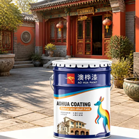 Peinture acrylique auto-nettoyante pour marquage routier, application au pinceau