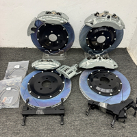 Kit de Freinage Amélioré pour Brembo V6 F40 : Étriers Avant 6 Pistons, Arrière 4 Pistons, avec EPB Mustang et Disques de Frein pour VW MK7