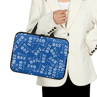 Sac d'ordinateur portable personnalisé ZPB Zeta Phi Beta en néoprène, multi-tailles, pour le bureau, fournitures professionnelles, tendance
