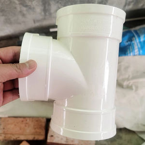 China Supplier Pvc Plumbing Pipe Fittings Reducer Lower Installation Costs Pipe Clamp Fittings P Trap With <strong>Cleanout</strong> - Product Image 6