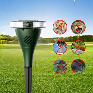 2025 nouveau répulsif pour animaux sauvages à ultrasons à énergie <span class=keywords><strong>solaire</strong></span> dissuasion pour animaux extérieurs oiseau/cerf/Pigeon/chat/cochon sauvage pour ferme de cour - Product Image 2