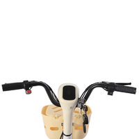 Vélo électrique abordable 350W sans balais, longue autonomie, pneus sous vide 14"*250, batterie 48V/12AH, 50km d'autonomie, pour une utilisation écologique