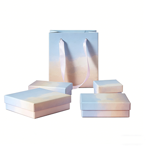 Caja de Embalaje para Joyería con Bolsa de Regalo - Laminación Mate Ecológica y Reutilizable y Forro de Esponja para Joyería y Pendientes - Product Image 6