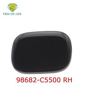 Kia Headlight Washer Nozzle Caps 98681-C5500 LH 98682-C5500 RH Plastic <b>Clip</b> On Front <b>Bumper</b> Cover - Product Image 4