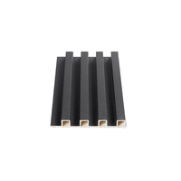 Panneau mural WPC co-extrudé en usine, imperméable, revêtement mural composite bois-plastique pour décoration intérieure et extérieure de villas et hôtels