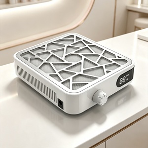 Ventilateur turbo sans fil portable pour bureau, mini aspirateur à poussière pour ongles, extracteur de poussière pour salon à domicile, équipement de manucure - Product Image 2