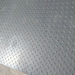 저렴한 가격 도매 S235 체크 무늬 플레이트 4.5mm 낮은 탄소 아연 도금 미끄럼 방지 강판 - Product Image 5