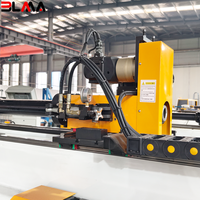 Machine à cintrer de tuyau carré en acier automatique à tête unique 63 CNC 5A MSV haute performance avec fonction de coupe 3D