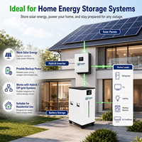 Batterie de stockage d'énergie domestique verticale LIRVO 51,2 V, pack de batteries LiFePO4 48 V 300 Ah 314 Ah avec BMS pour le stockage d'énergie domestique