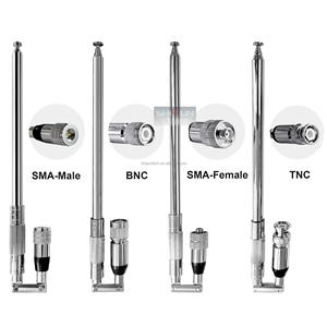 27 МГц CB антенна Складная Выдвижная SMA-мама/штекер для UV-K6 TK11 BNC разъем для CB-58 Uniden Wilson TNC для двусторонней радиосвязи - Product Image 5