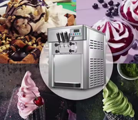 Tafelblad 3 Smaken Mini Soft Make Ijs Machine Prijs/Kleine Ijs Maker Prijs