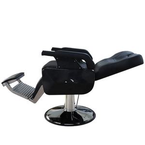 Fauteuil de Barbier Classique Économique avec Pompe Hydraulique Grande Taille, Noir - Product Image 5