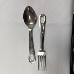 SF734 Camping men cutlery set <b>table</b> fork <b>table</b> spoon customized stock wholesales - Product Image 5