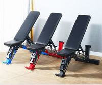 Banc de musculation professionnel réglable (inclinable/plat/déclinable) – Équipement d'entraînement de force en métal pour usage commercial – Unisexe