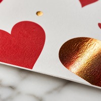 Valentijnsdag Hartprint Inpakpapier Rol 80gsm Kunstpapier Roze Rood Cadeaupapier Groothandel Bulk Valentijnsdag Cadeaupapier