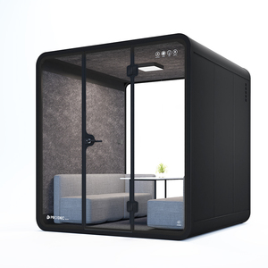 Cabines de bureau insonorisées pour l'intimité, espaces acoustiques pour le travail, pods pour 4 personnes, pods d'intimité pour plusieurs personnes - Product Image 2